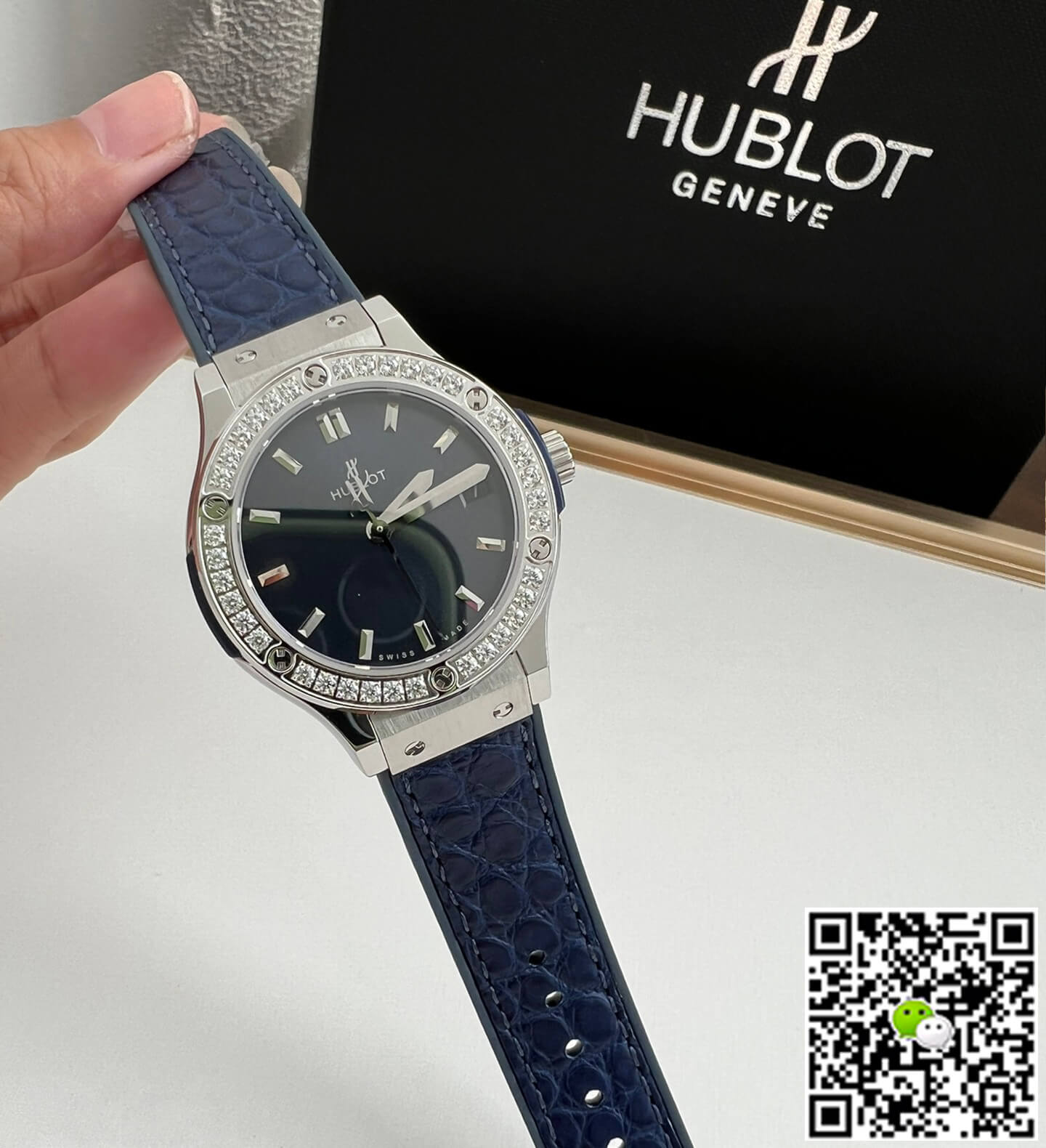 Hublot Classic Fusion 33MM Quartz Movement HB Factory Blue Strap