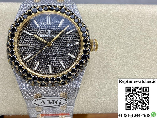 Audemars Piguet Royal Oak 15400OR.025 AMG factory transparent case back