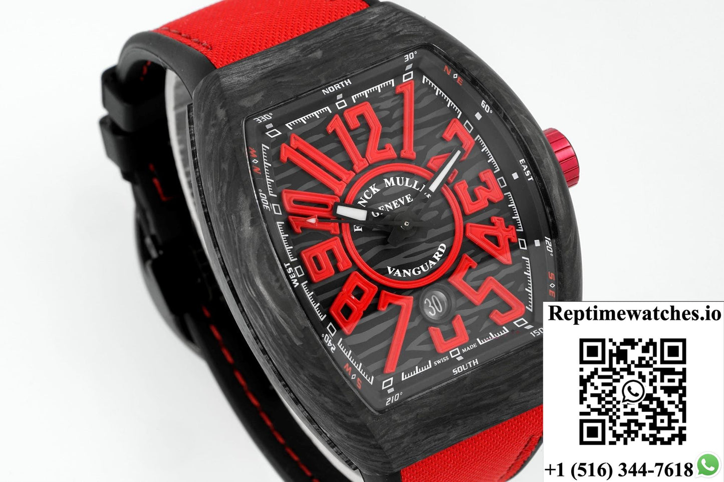 Franck Muller Vanguard ABF factory sapphire crystal glass