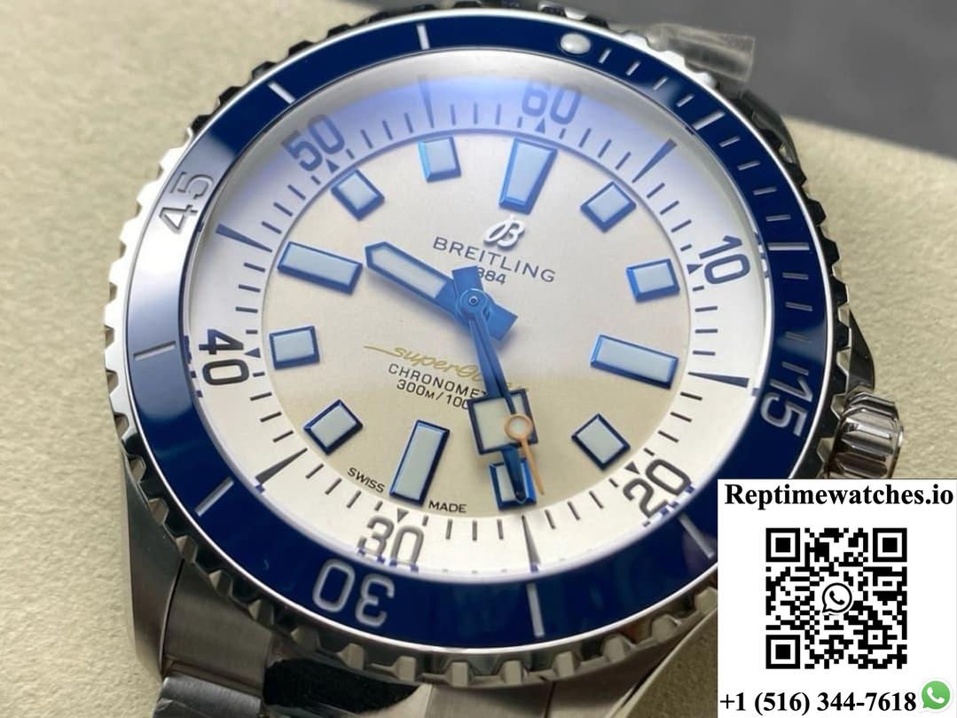 Breitling Superocean A17375E71G1A1 TF Factory Stainless Steel Strap