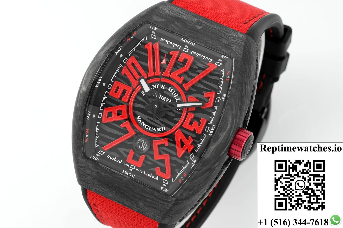 Franck Muller Vanguard ABF factory sapphire crystal glass