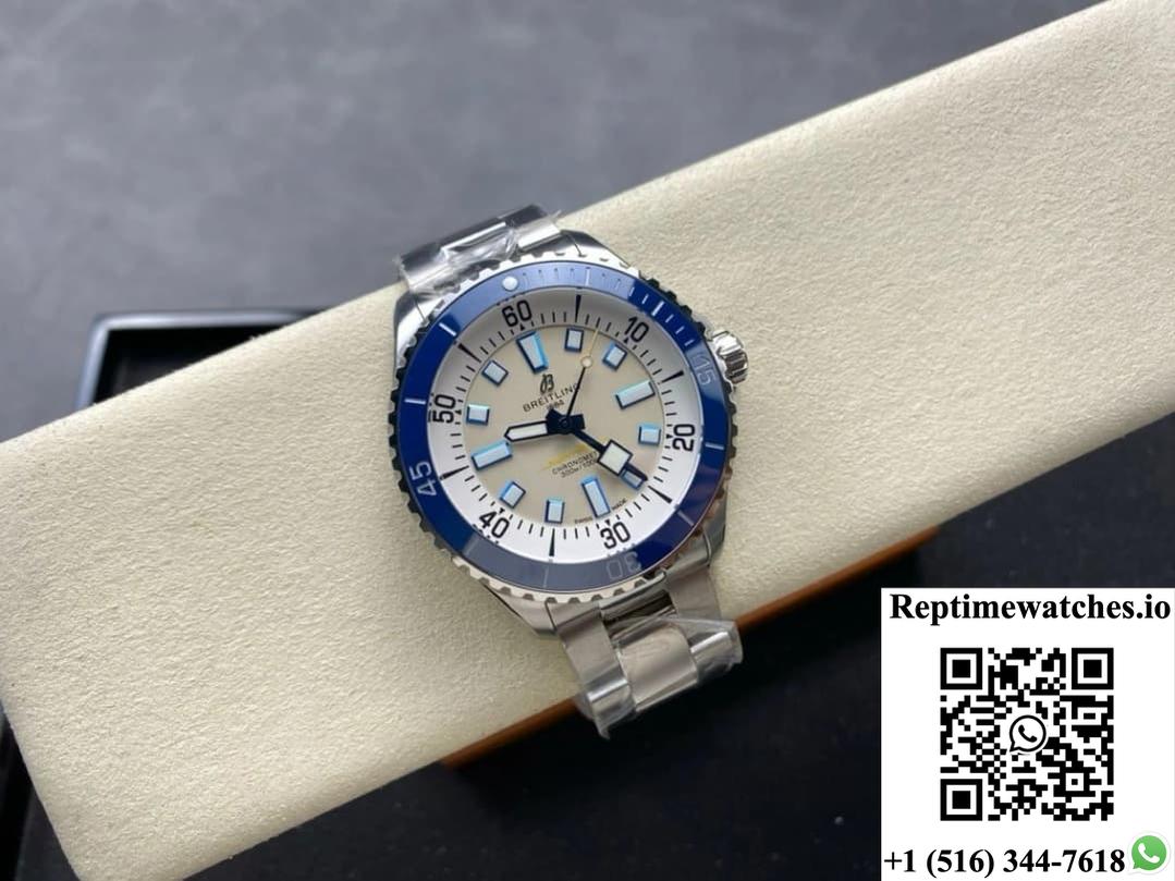 Breitling Superocean A17375E71G1A1 TF Factory Stainless Steel Strap
