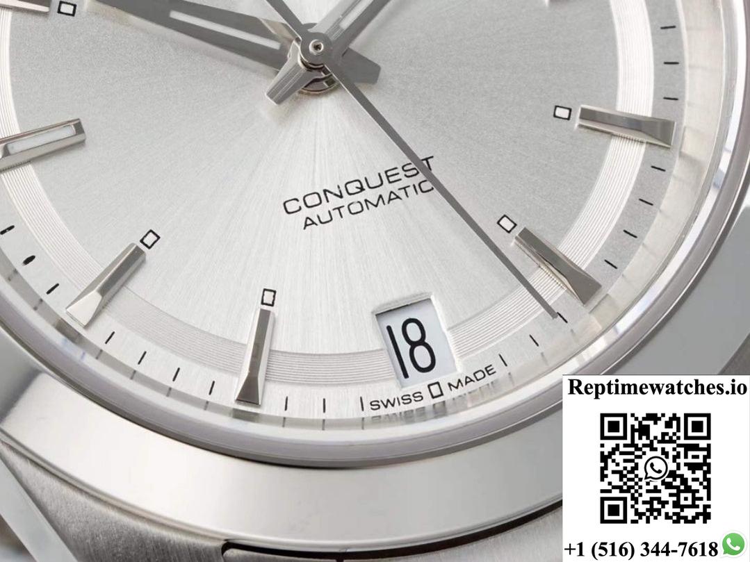 Longines Sports L3.430.4.72.6 AF factory stainless steel bezel