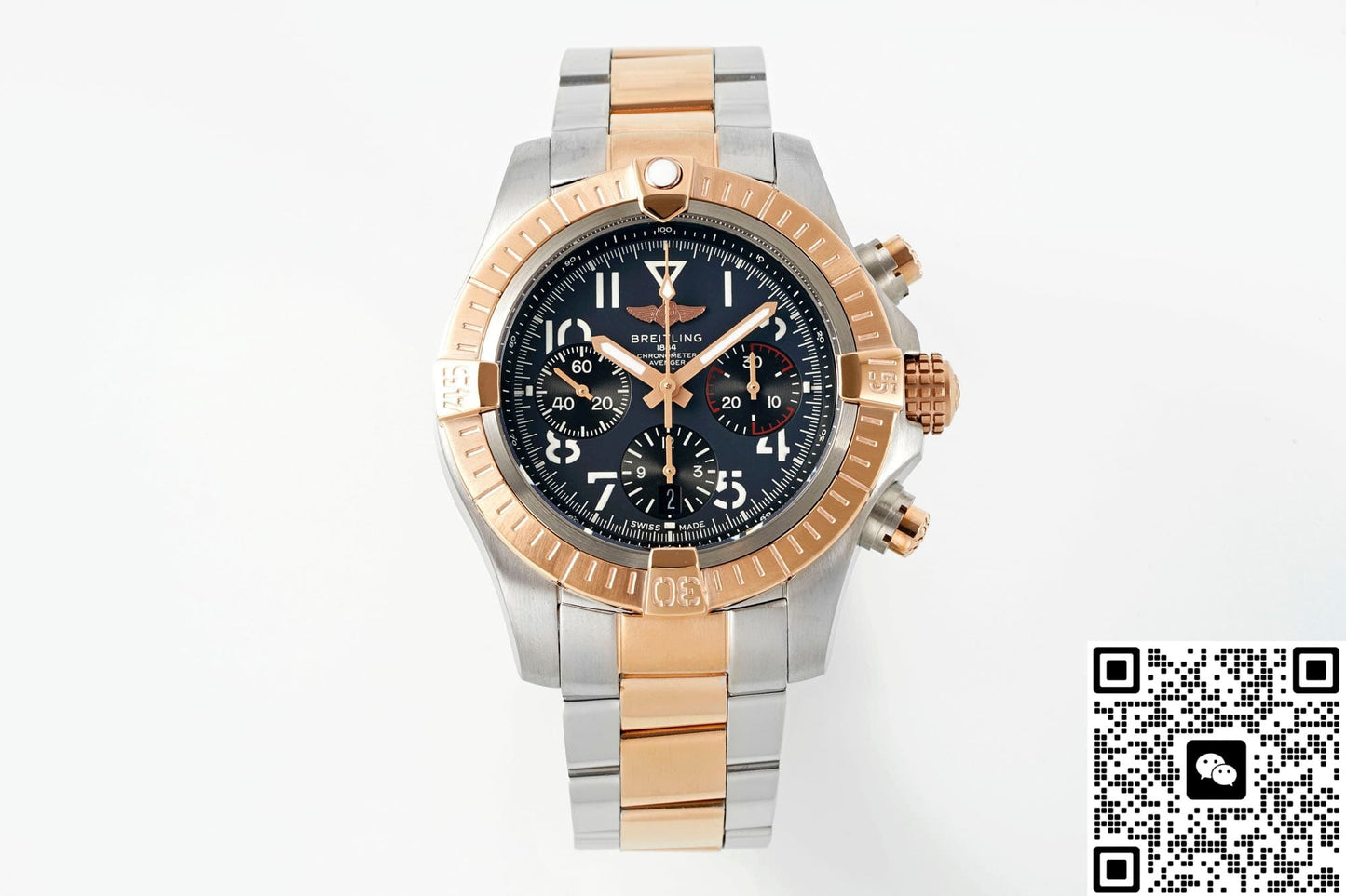 Breitling Avenger UB01821A1B1U1 BLS Factory Red Gold Strap