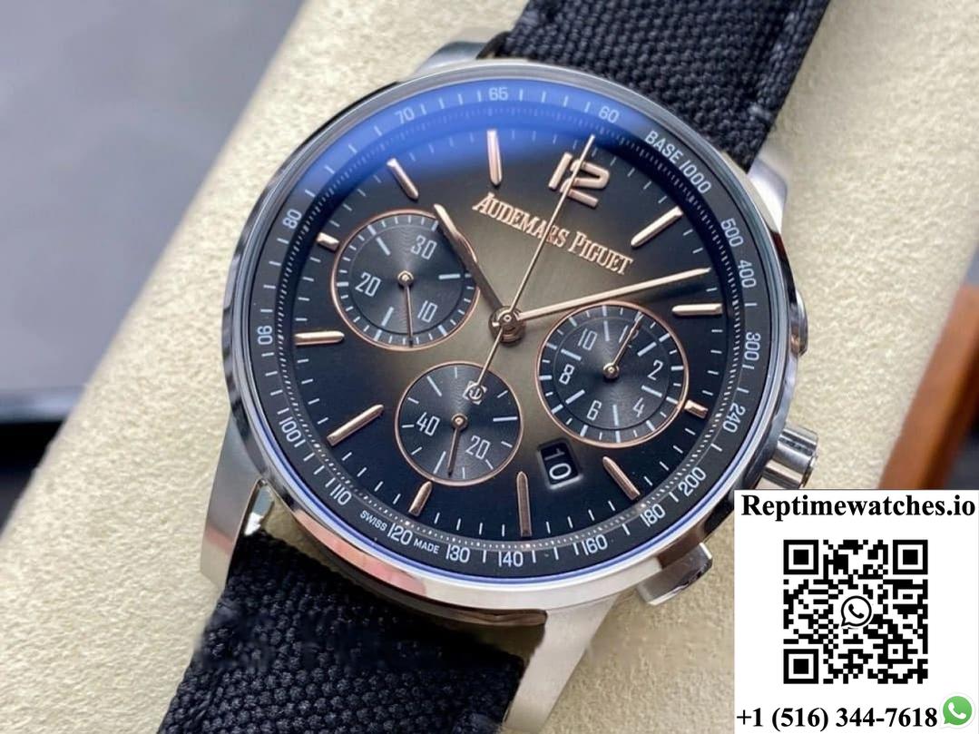 Audemars Piguet CODE 11.59 26393CR.OO.A002CR.01 OMF factory Black strap