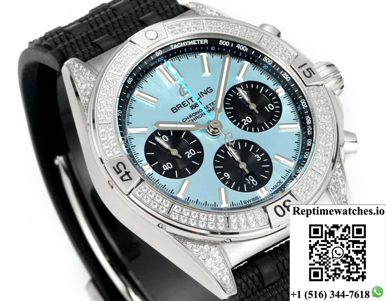Breitling Chronomat PB0134101C1S2 BLS Factory Rubber Strap