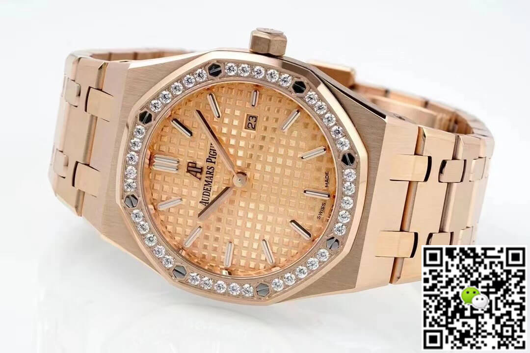 Audemars Piguet Royal Oak Quartz 33MM 67651OR.ZZ.1261OR.03 ZF Factory Diamond Bezel
