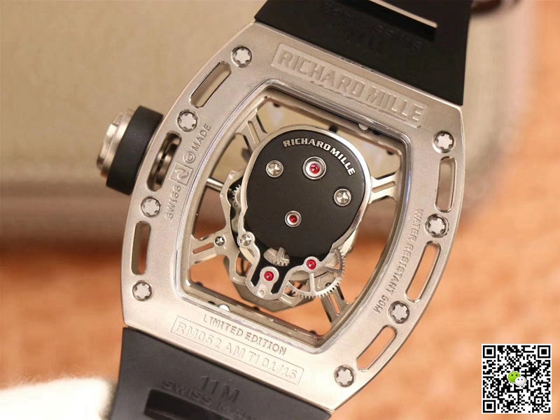 Richard Mille RM052 ZF Factory Silver Titanium Skull Dial