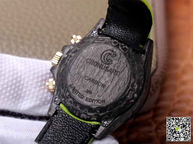 Rolex Daytona Cosmos Chronograph Carbon Fiber Edition Green Exploded Dragon Dial