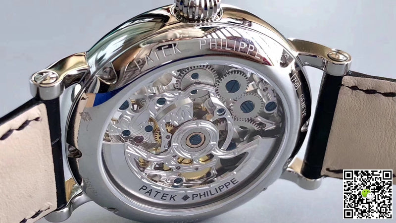 Patek Philippe Tourbillon 316L Stainless Steel Skeleton Dial