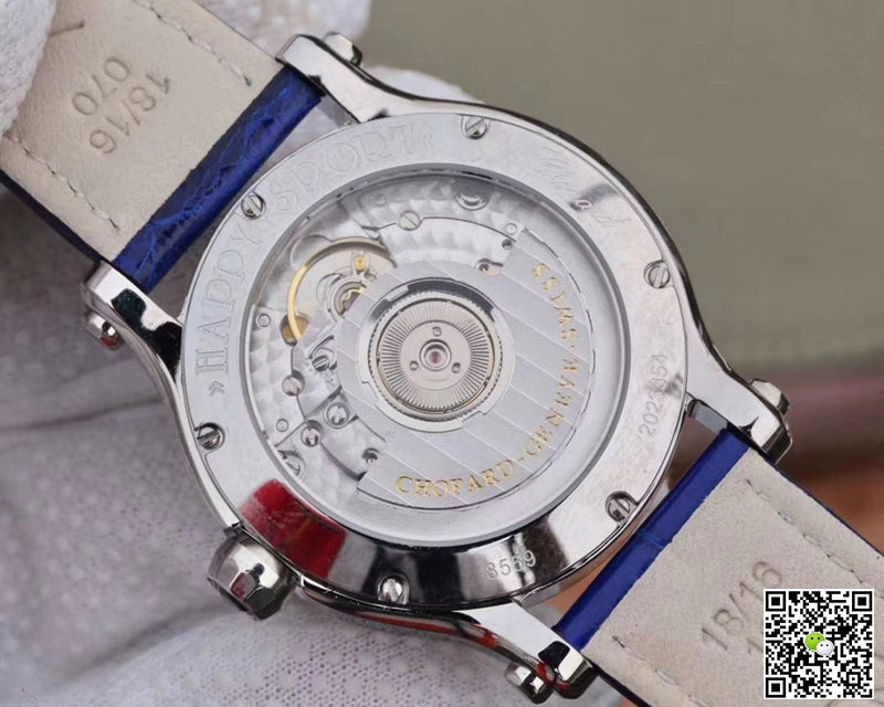 Chopard Happy Diamonds Happy Love 278559-3020 YF Factory Blue Mother Pearl Dial