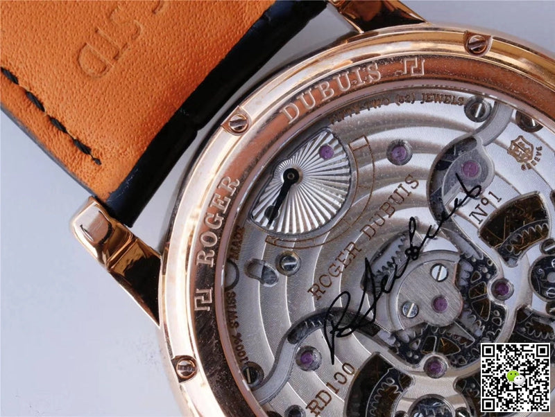 Roger Dubuis Hommage RDDBHO0562 Double Flying tourbillon JB Factory Silver Dial