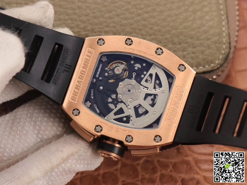 Richard Mille RM011 RG/5423 Felipe Massa KV Factory Rose Gold Diamond Bezel