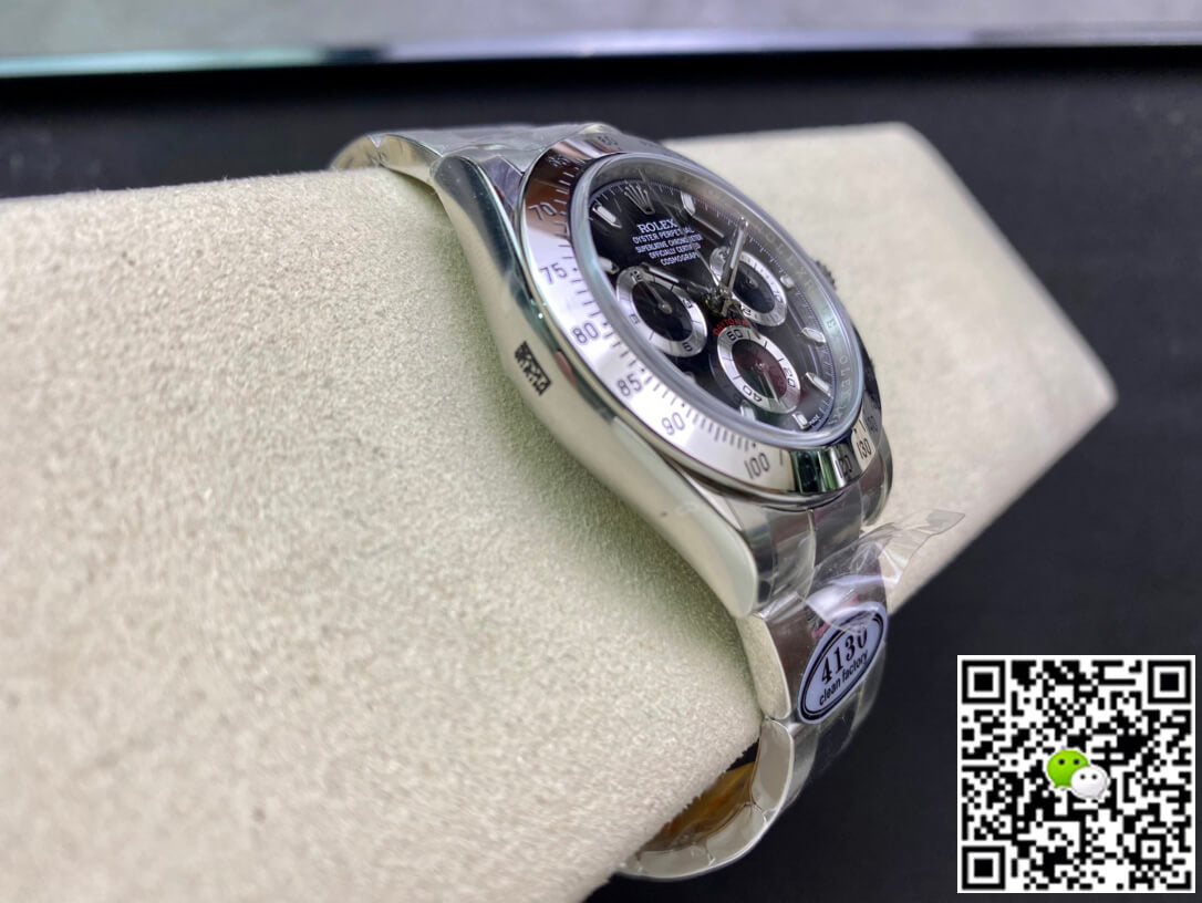 Rolex Cosmograph Daytona 116520 Clean Factory Stainless Steel Bezel