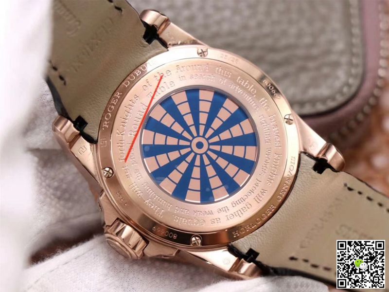 Roger Dubuis Excalibur RDDBEX0684 ZZ Factory Rose Gold Blue Dial