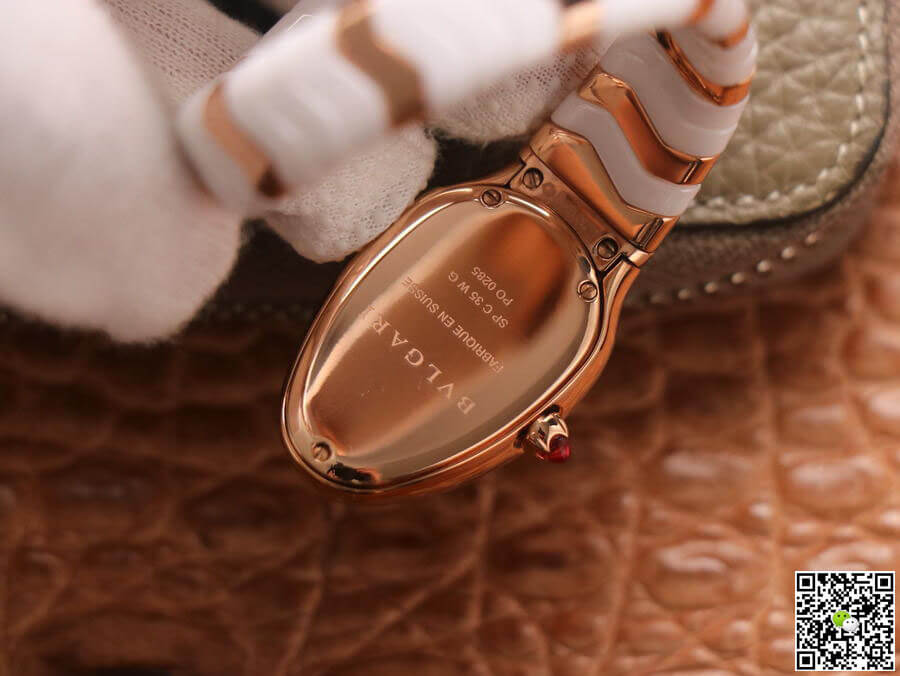 Bvlgari Serpenti BV Factory Ceramic White Dial