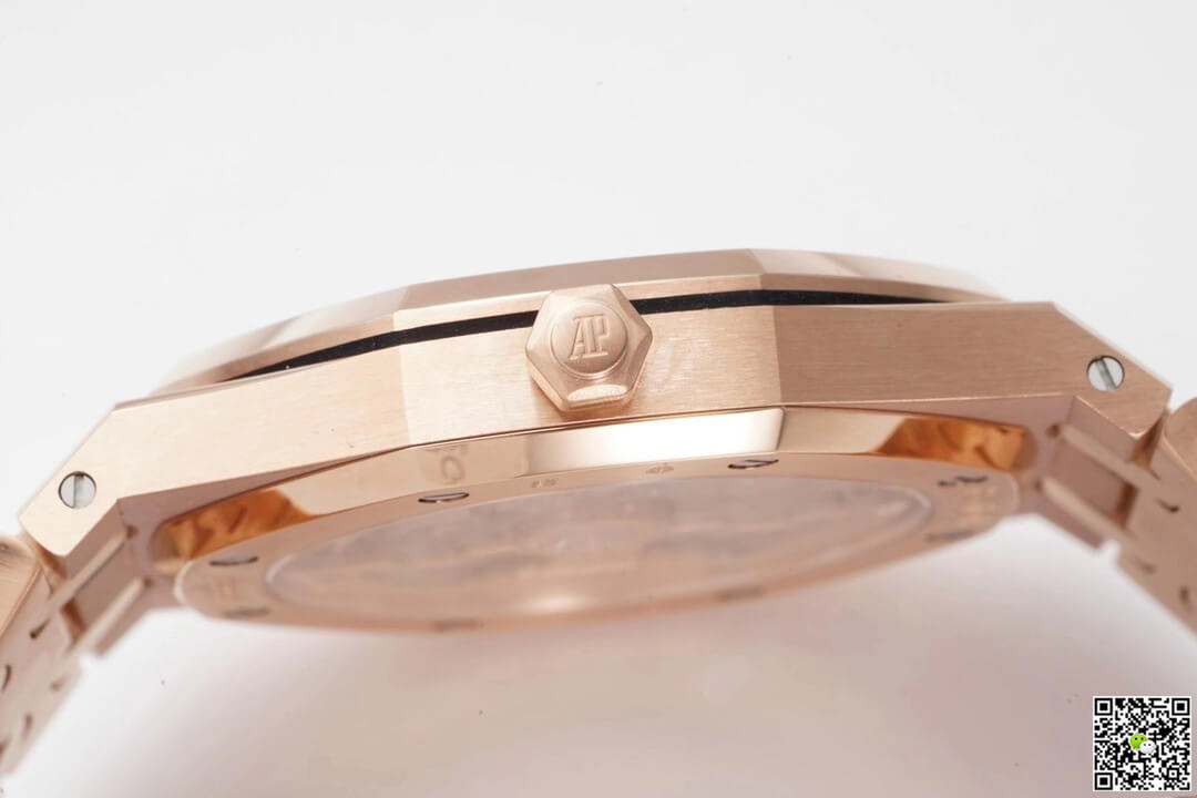 Audemars Piguet Royal Oak 15202OR.OO.1240OR.01 KZ Factory Rose Gold Blue Dial