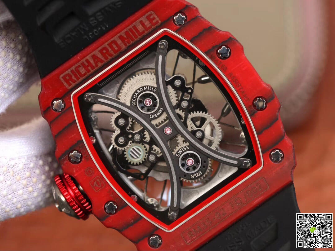 Richard Mille RM53-01 KV Factory TPT Carbon Fiber Black Strap