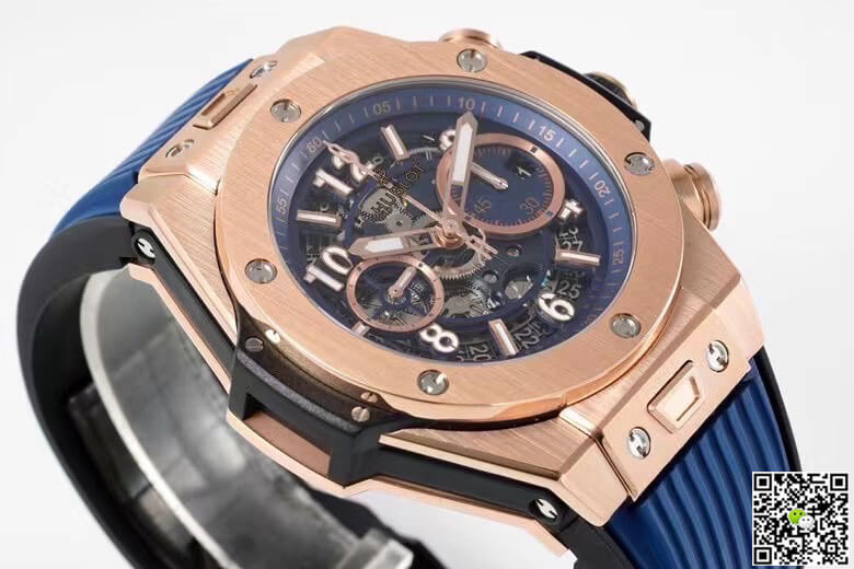 Hublot Big Bang 421.OX.5180.RX ZF Factory Rose Gold Blue Dial