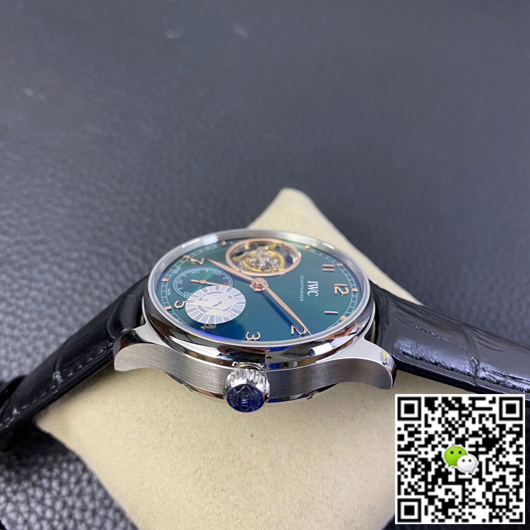IWC Portuguese ZF Factory Tourbillon Green Dial