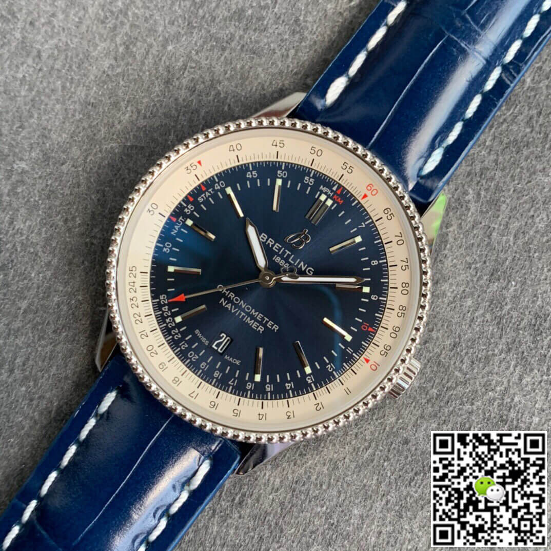 Breitling Navitimer 1 A17326211C1P3 V7 Factory Leather Strap
