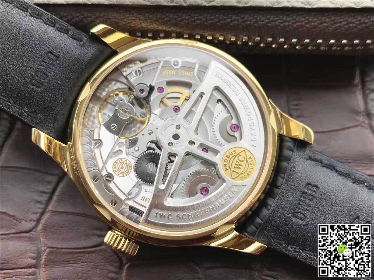 IWC Portugieser IW500101 ZF Factory Yellow Gold Case