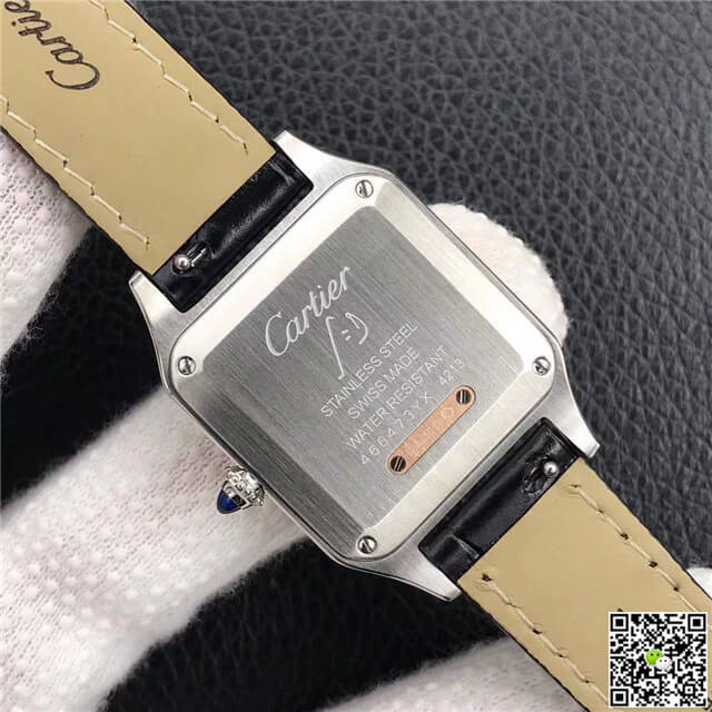 Cartier Santos W2SA0012 Ladies Silver Dial