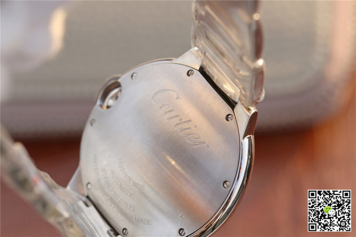 Ballon Bleu De Cartier WE902074 V6 Factory Diamond Silverr Dial
