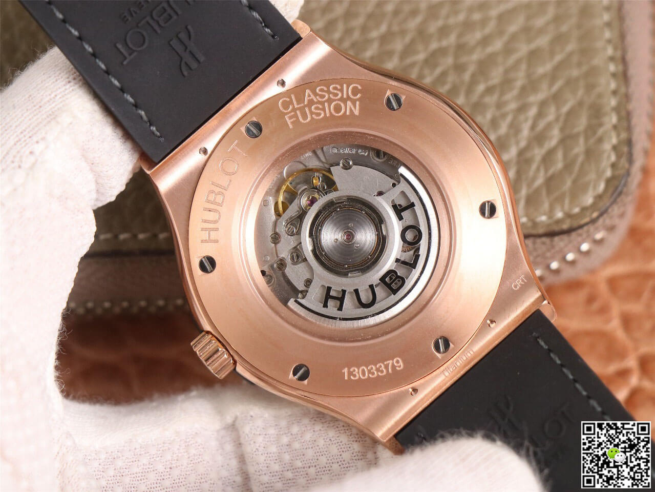 Hublot Classic Fusion 511.OX.1181.LR WWF Factory Rose Gold Black Dial