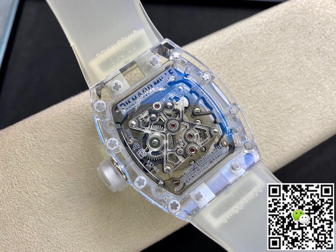 Richard Mille RM056 Tourbillon EUR Factory White Transparent Strap