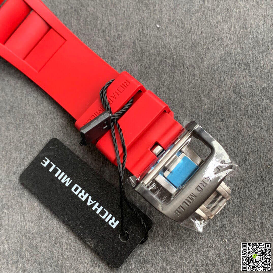 Richard Mille RM35-01 KV Factory Carbon Fiber Red Strap