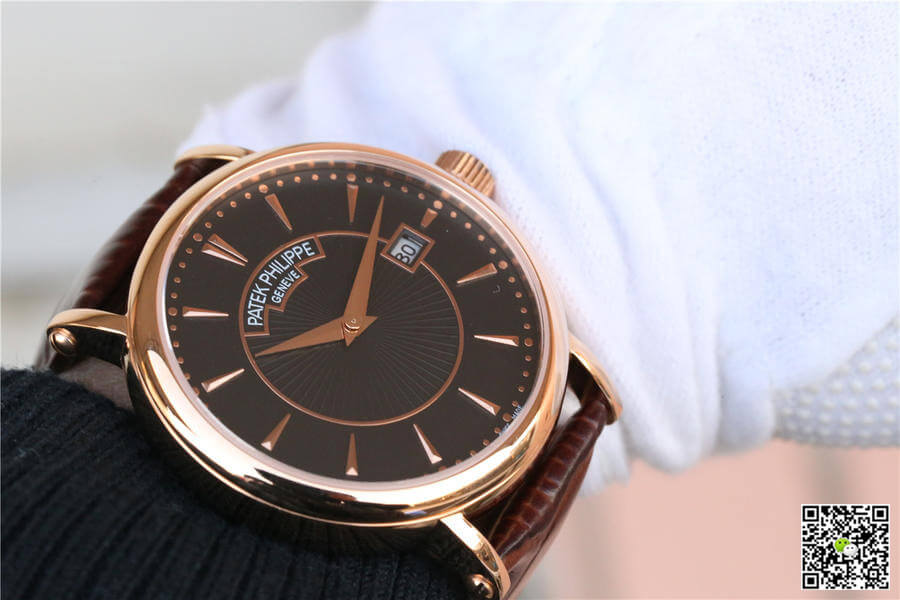 Patek Philippe Calatrava ZF Factory Rose Gold Black Dial