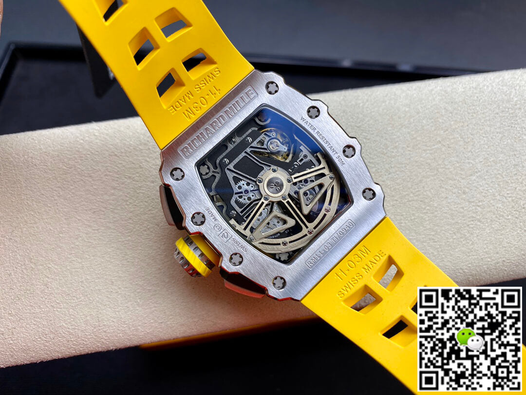 Richard Mille RM011 FELIPE MASSA KV Factory Titanium Steel Case