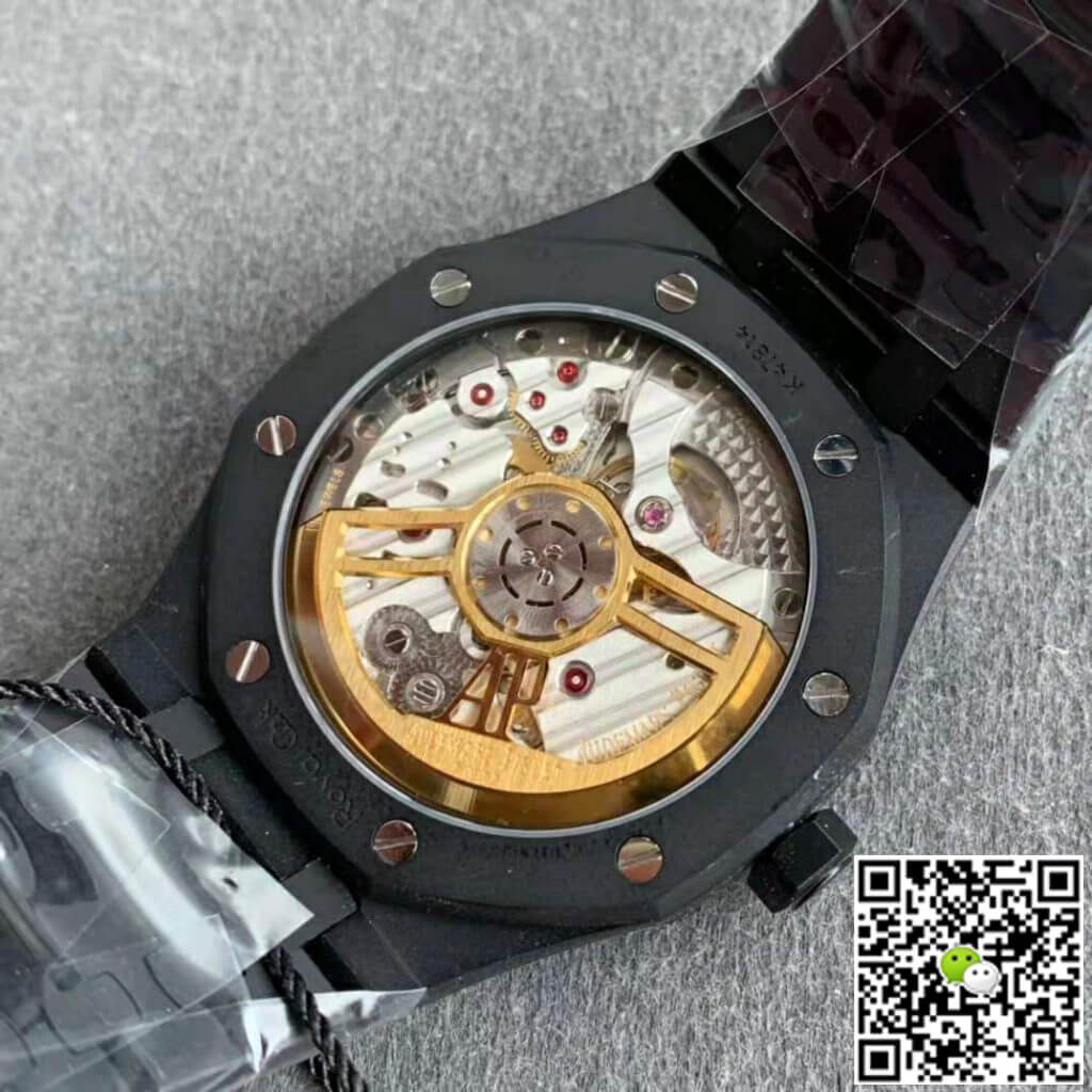 Audemars Piguet Royal Oak 15500 DLC Version ZF Factory Frosted Black Dial
