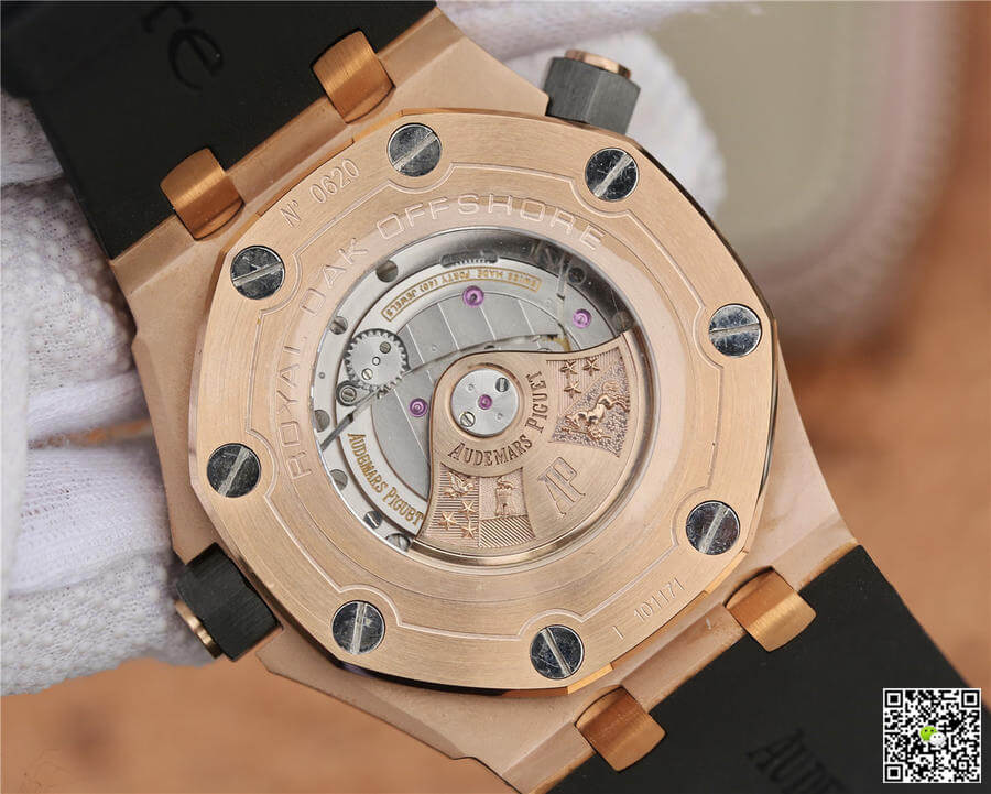 Audemars Piguet Royal Oak Offshore 15710 JF Factory V8 Rose Gold Black Dial