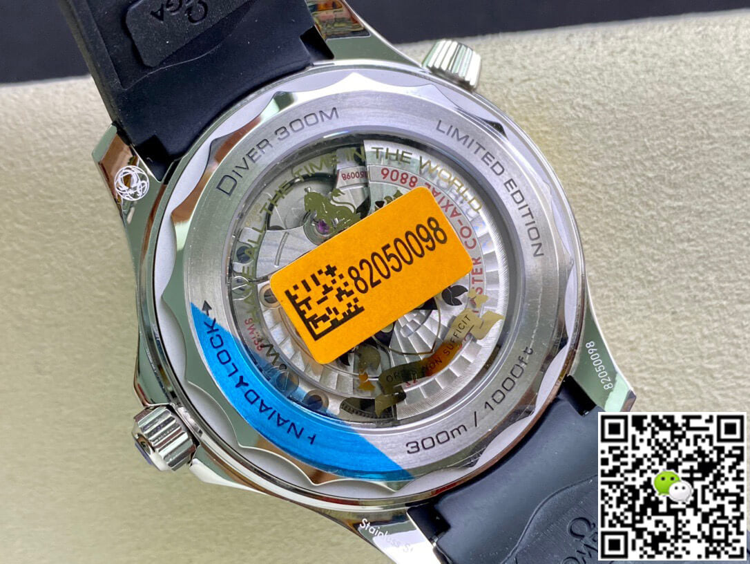 Omega Seamaster Diver 300M 210.22.42.20.01.004 OR Factory Rubber Strap