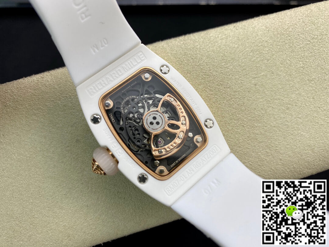 Richard Mille RM 07-01 RM Factory White Ceramic Case