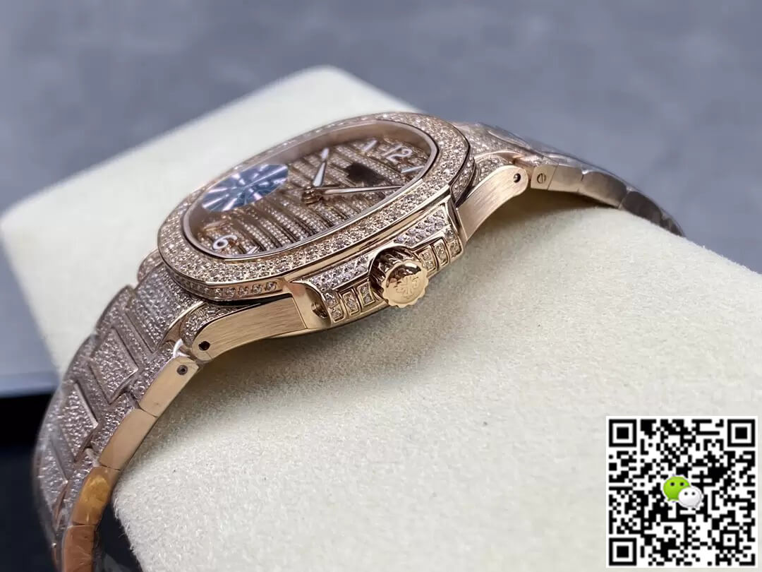 Patek Philippe Aquanaut 7118/1450R-001 GR Factory Gold Diamond Dial