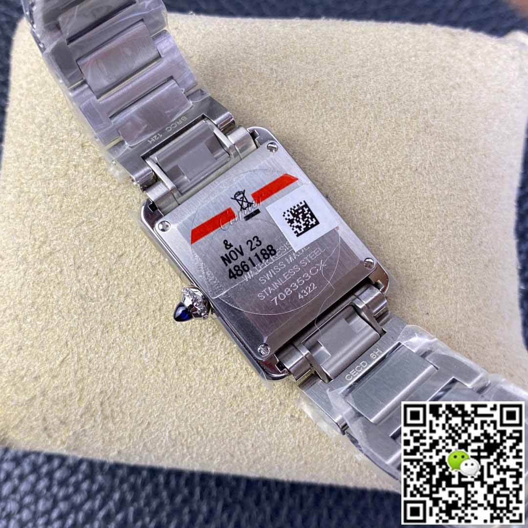 Cartier Tank WSTA0051 AF Factory Silver White Dial