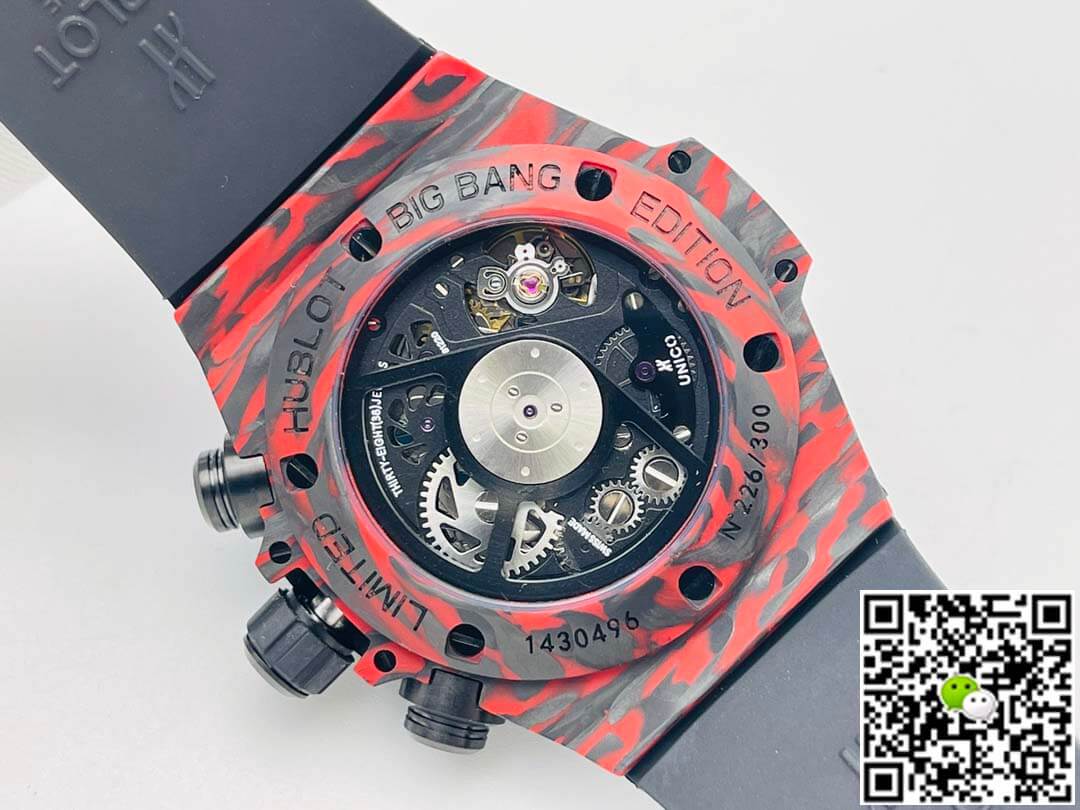 Hublot BIG BANG 411.QV.1123.NR.OVK21 HB Factory Carbon Fiber Red Case