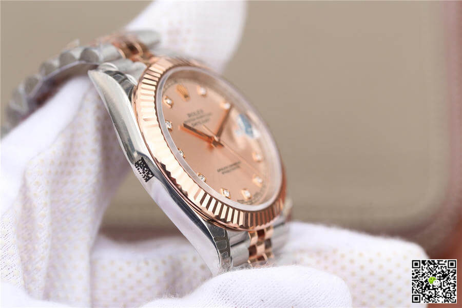 Rolex Datejust M126331-0008 EW Factory Rose Gold Sundust Dial