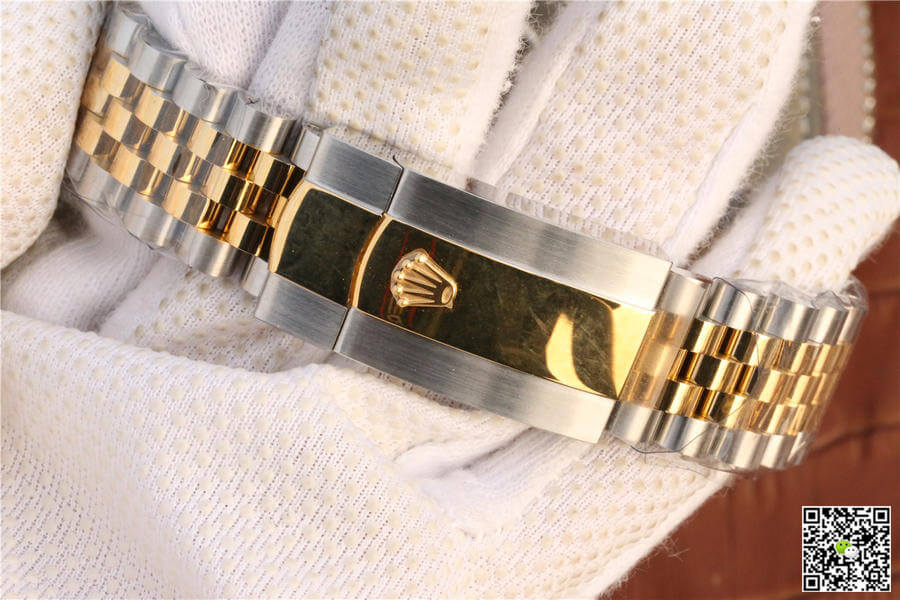 Rolex Datejust M126333-0018 EW Factory Yellow Gold White Dial