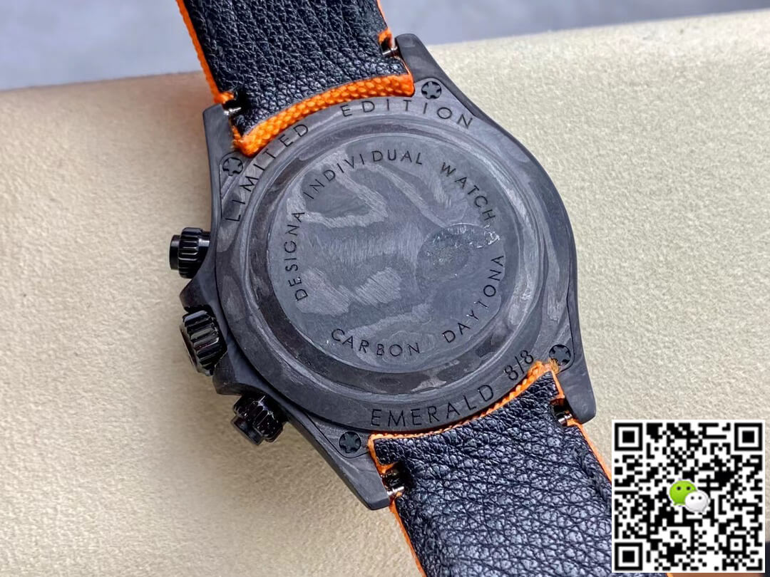 Rolex Daytona Cosmograph Diw Custom Version Noob Factory Orange Strap