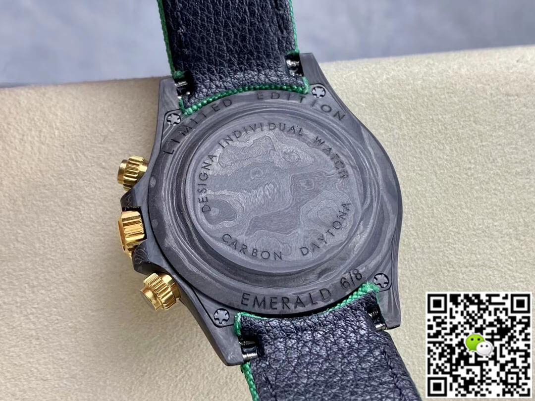 Rolex Daytona Cosmograph Noob Factory Diw Custom Version Dark Green Strap