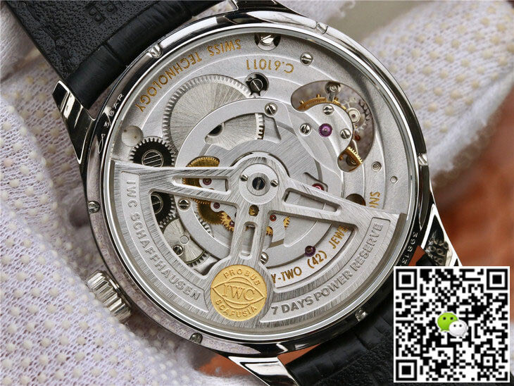 IWC Portuguese Tourbillon ZF Factory Stainless Steel White Dial