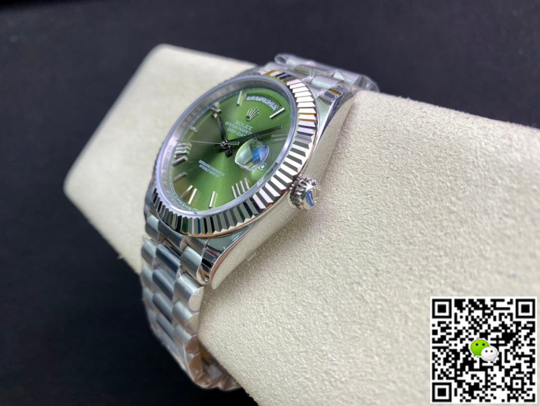 Rolex Day Date M228239-0033 EW Factory Olive Green Dial