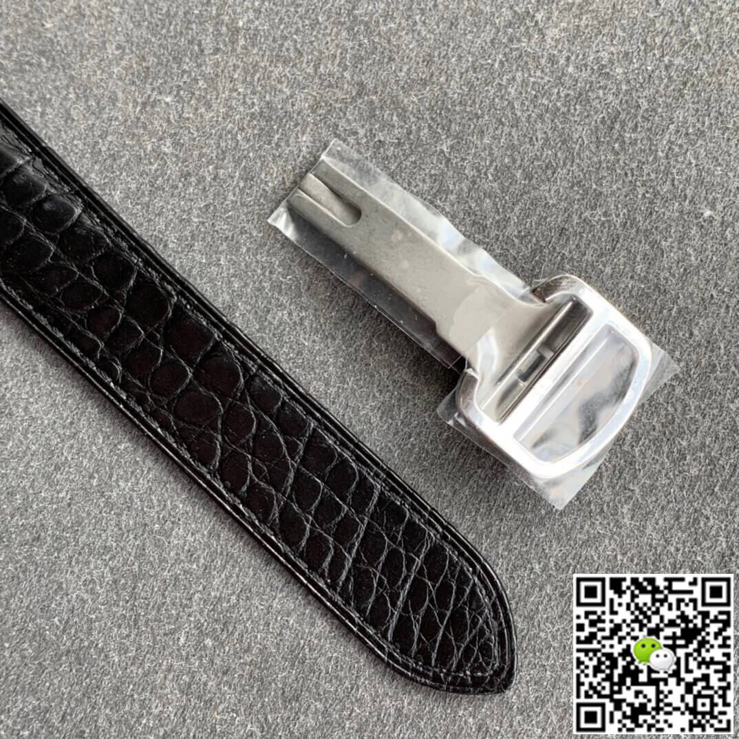 Cartier Tank K11 Factory Black Leather Strap