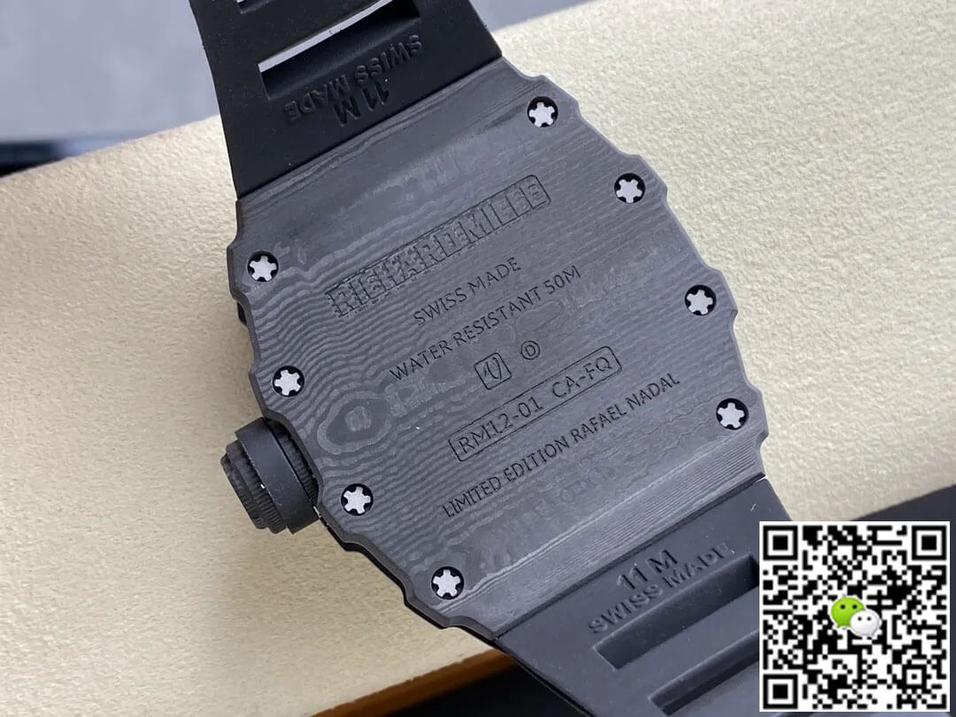 Richard Mille RM12-01 Tourbillon RM Factory Black Skeleton Dial