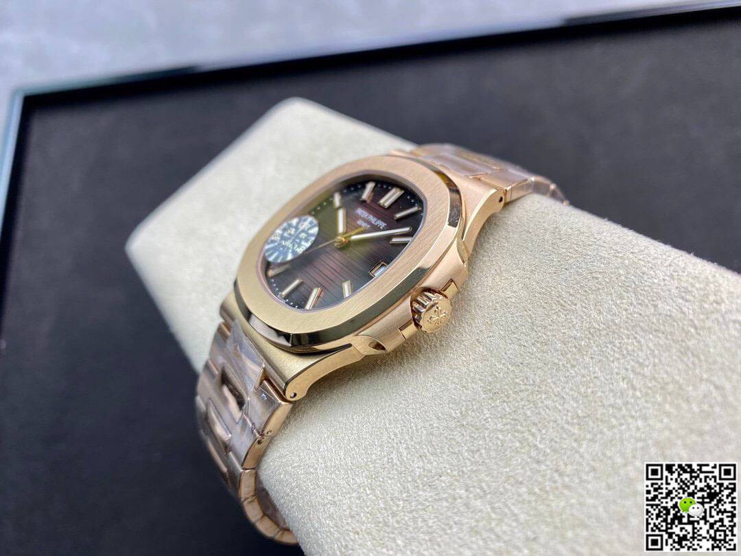 Patek Philippe Nautilus 5711/1R-001 GR Factory V2 Rose Gold Brown Gradient Dial