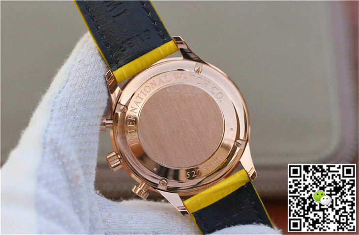 IWC Portuguese ZF Factory Yellow Cowhide Strap